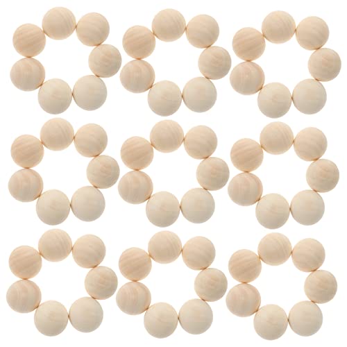 GARIOUANS 100 Stück Halbe Holzperlen Unbehandelte Holzperlen für DIY Schmuck Natürliche Holzfarbe für Bastelprojekte Freundschaftsarmbänder und Kreative Handwerksarbeiten GARIOUANS 100 Stück Halbe Holzperlen Unbehandelte Holzperlen für DIY Schmuck Natürliche Holzfarbe für Bastelprojekte Freundschaftsarmbänder und Kreative Handwerksarbeiten von GARIOUANS