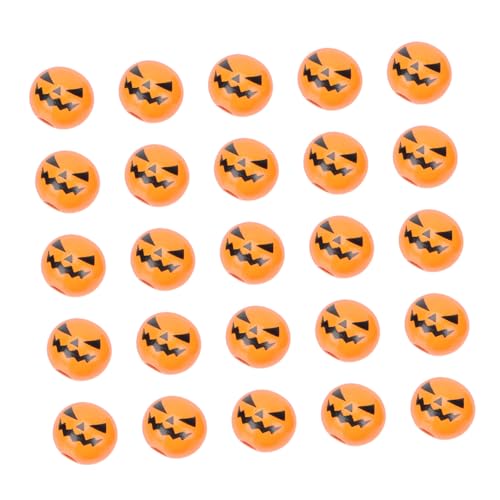 GARIOUANS 100 Stück Halloween Holzperlen mit Geschnitztem Kürbisgesicht DIY Bastelperlen Auffädeln Natürliche Holzperlen für Schmuck Girlanden und Dekorationen GARIOUANS 100 Stück Halloween Holzperlen mit Geschnitztem Kürbisgesicht DIY Bastelperlen Auffädeln Natürliche Holzperlen für Schmuck Girlanden und Dekorationen von GARIOUANS