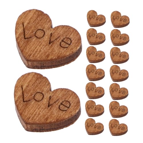 GARIOUANS 100 Stück Holz Herzknöpfe für Diy Bastelprojekte und Rustikale Hochzeitsdekorationen Kleine Holzherzen für Kreative Näharbeiten und Gestaltungen GARIOUANS 100 Stück Holz Herzknöpfe für Diy Bastelprojekte und Rustikale Hochzeitsdekorationen Kleine Holzherzen für Kreative Näharbeiten und Gestaltungen von GARIOUANS