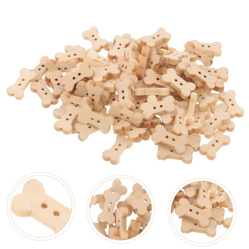 GARIOUANS 100 Stück Holzknöpfe in Knochenform Bunte Bastelknöpfe zum Nähen und DIY Kleidung Verzieren Praktische Handgefertigte Knöpfe für Hemden Kleider Pullover und Accessoires GARIOUANS 100 Stück Holzknöpfe in Knochenform Bunte Bastelknöpfe zum Nähen und DIY Kleidung Verzieren Praktische Handgefertigte Knöpfe für Hemden Kleider Pullover und Accessoires von GARIOUANS