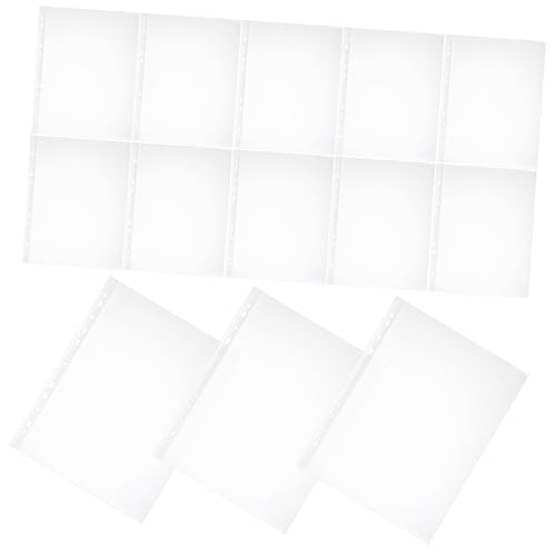 GARIOUANS 100 Stück Klarsichtfolien Transparente Dokumentenhüllen aus Robustem für Lose und Effiziente Organisation von Unterlagen GARIOUANS 100 Stück Klarsichtfolien Transparente Dokumentenhüllen aus Robustem für Lose und Effiziente Organisation von Unterlagen von GARIOUANS