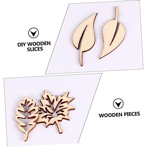 GARIOUANS 100 Stück Natürliche Holzblätter Bastelholzscheiben Glatt Poliert DIY Holzteile für Handwerk Dekoration Mixstil Geschenk GARIOUANS 100 Stück Natürliche Holzblätter Bastelholzscheiben Glatt Poliert DIY Holzteile für Handwerk Dekoration Mixstil Geschenk von GARIOUANS