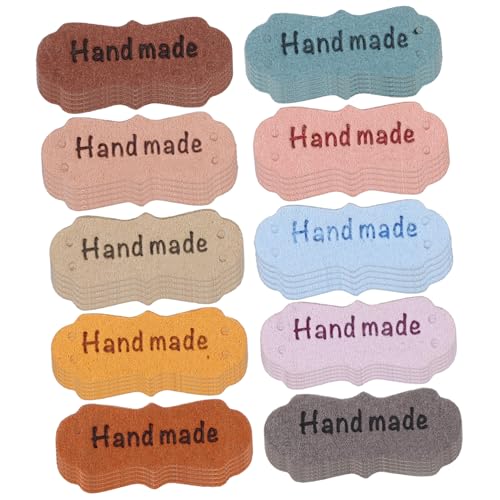 GARIOUANS 100 Stück PU Leder Etiketten mit Prägung DIY Zubehör für Kleidung Taschen Hüte Farben Vielseitige Kreative Anwendungsmöglichkeiten GARIOUANS 100 Stück PU Leder Etiketten mit Prägung DIY Zubehör für Kleidung Taschen Hüte Farben Vielseitige Kreative Anwendungsmöglichkeiten von GARIOUANS