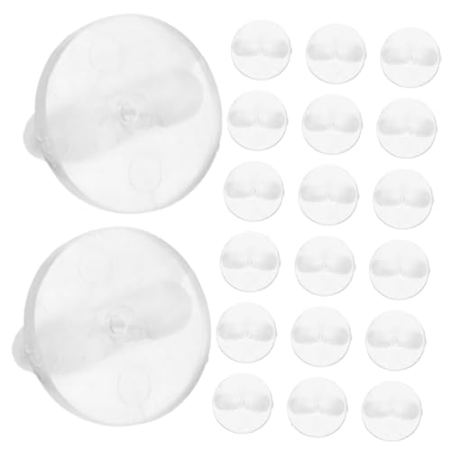 GARIOUANS 100 Stück Pin Verschlüsse Transparent Sichere Multifunktionale Anstecknadel Rückseiten DIY Schmuckzubehör für Broschen Abzeichen und Anstecker Langlebig und Fest Haltend von GARIOUANS