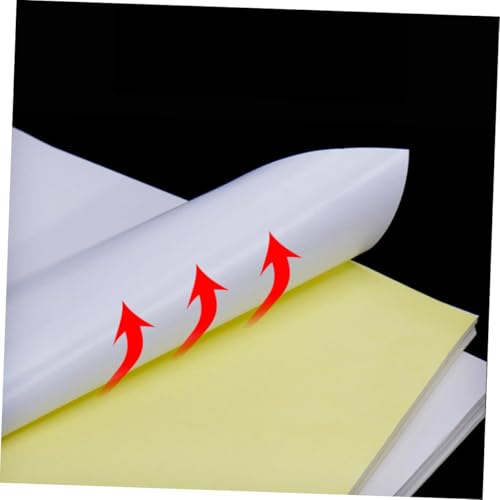 GARIOUANS 100 Stück Selbstklebendes Etikettenpapier Weiß Glänzendes Bedruckbares Klebepapier für und Laserdrucker Ablösbar Vielseitig für Büro Schule und Zuhause Geeignet GARIOUANS 100 Stück Selbstklebendes Etikettenpapier Weiß Glänzendes Bedruckbares Klebepapier für und Laserdrucker Ablösbar Vielseitig für Büro Schule und Zuhause Geeignet von GARIOUANS
