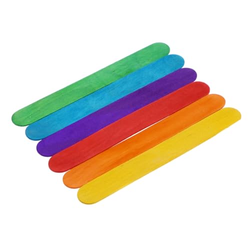 GARIOUANS 100 Stück Teiliges Buntes Holzstäbchen DIY Bastelarbeiten Große Farbige Eisstiele aus Holz Ungiftig Glatt für Schule Bastelprojekte und Kreative Designs Zufällige Zufällige Farbe GARIOUANS 100 Stück Teiliges Buntes Holzstäbchen DIY Bastelarbeiten Große Farbige Eisstiele aus Holz Ungiftig Glatt für Schule Bastelprojekte und Kreative Designs Zufällige Zufällige Farbe von GARIOUANS