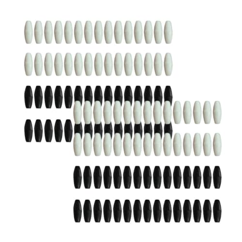 GARIOUANS 100 Stück Teiliges Kunststoff sicherheitsverschlüsse für DIY Schmuck Abnehmbare Breakaway Barrel Clasps in Schwarz und Weiß Verbindungselemente für Halsketten Armbänder GARIOUANS 100 Stück Teiliges Kunststoff sicherheitsverschlüsse für DIY Schmuck Abnehmbare Breakaway Barrel Clasps in Schwarz und Weiß Verbindungselemente für Halsketten Armbänder von GARIOUANS