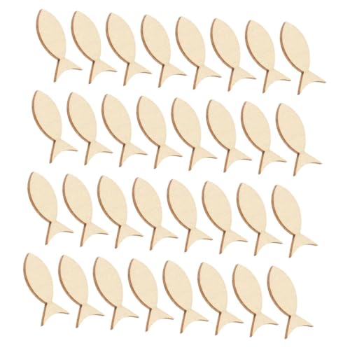 GARIOUANS 100 Stück Teiliges Niedliche Holzfische Naturbelassene Blanko Fischformen mit DIY Bastelset Nautische Holzanhänger für Kreative Dekoration und Kunstprojekte GARIOUANS 100 Stück Teiliges Niedliche Holzfische Naturbelassene Blanko Fischformen mit DIY Bastelset Nautische Holzanhänger für Kreative Dekoration und Kunstprojekte von GARIOUANS
