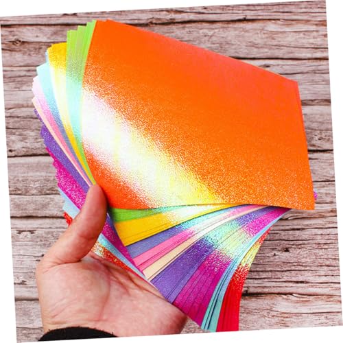GARIOUANS 100 Stück Teiliges Origami papier Schillerndes Glanz faltpapier in Farben Buntes Bastelpapier für DIY Dekoration für Schule Kindergarten Handwerk und Wohnraumgestaltung GARIOUANS 100 Stück Teiliges Origami papier Schillerndes Glanz faltpapier in Farben Buntes Bastelpapier für DIY Dekoration für Schule Kindergarten Handwerk und Wohnraumgestaltung von GARIOUANS