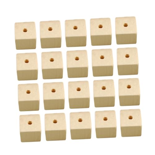 GARIOUANS 100 Stück Teiliges Quadratische Holzperlen Naturbelassene DIY Schmuckperlen mit Große Holzwürfel zum Auffädeln für Armbänder Halsketten Bastelprojekte GARIOUANS 100 Stück Teiliges Quadratische Holzperlen Naturbelassene DIY Schmuckperlen mit Große Holzwürfel zum Auffädeln für Armbänder Halsketten Bastelprojekte von GARIOUANS