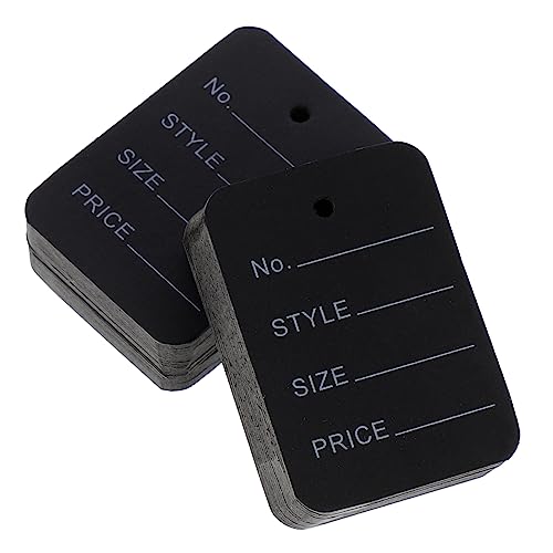 GARIOUANS 1000 Stück Preisetiketten für Kleidung Praktische Papieretiketten für Produkte Schwarze Preisanhänger für Schmuck Schuhe Stationery und GARIOUANS 1000 Stück Preisetiketten für Kleidung Praktische Papieretiketten für Produkte Schwarze Preisanhänger für Schmuck Schuhe Stationery und von GARIOUANS