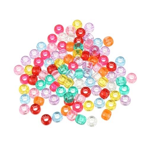 GARIOUANS 1000Stücke DIY Acrylloch Perlen für Schmuckherstellung Handgemachte Reisperlen für Armbänder und für Kreative Bastelprojekte und von GARIOUANS