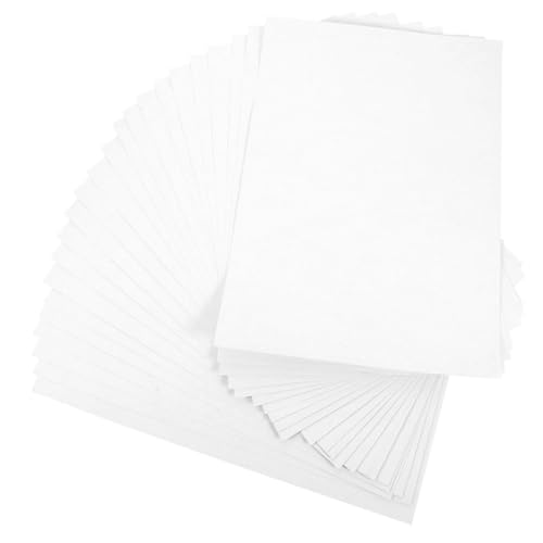 GARIOUANS 100Blätter Selbstklebendes Druckpapier für Etiketten Bedruckbare Haftetiketten für Büro und Zuhause Vielseitig Einsetzbar Leicht Wiederverwendbar Einfach von GARIOUANS