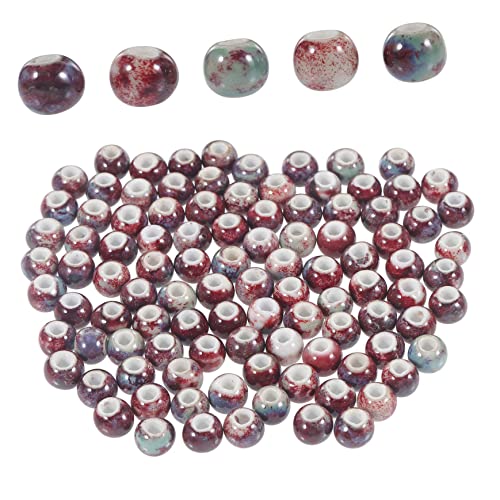 GARIOUANS 100Stücke DIY Keramikperlen Lose Spacer Perlen für Armband und Schmuckherstellung für Projekte und Handarbeiten und Langlebig Perfektes GARIOUANS 100Stücke DIY Keramikperlen Lose Spacer Perlen für Armband und Schmuckherstellung für Projekte und Handarbeiten und Langlebig Perfektes von GARIOUANS