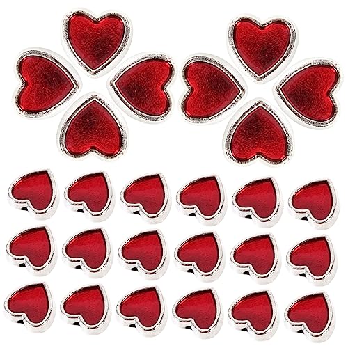 GARIOUANS 100Stücke Herzform Schmuckperlen für Armband und Halskette DIY Bastelset mit Losen Abstandshaltern für Kreative Schmuckprojekte und GARIOUANS 100Stücke Herzform Schmuckperlen für Armband und Halskette DIY Bastelset mit Losen Abstandshaltern für Kreative Schmuckprojekte und von GARIOUANS
