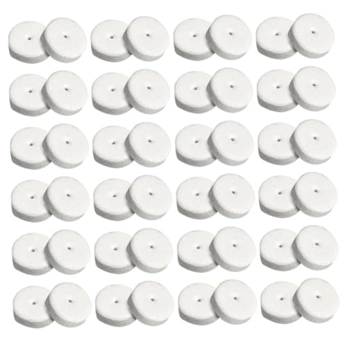 GARIOUANS 100Stücke Ohrpolster für Ohrringe Stabilisierung und Schutz für Ohrstecker für DIY Schmuck Weißes Stützteller für Sicheren Halt und Komfort von GARIOUANS