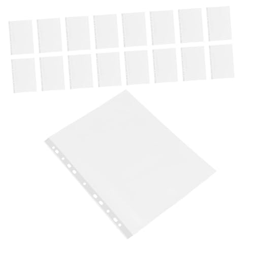 GARIOUANS 100Stücke Prospekthüllen Hochleistungs Seitenschutzhülsen für Dokumente Fotos Rezepte und Zertifikate Robuste Material Transparent Design GARIOUANS 100Stücke Prospekthüllen Hochleistungs Seitenschutzhülsen für Dokumente Fotos Rezepte und Zertifikate Robuste Material Transparent Design von GARIOUANS