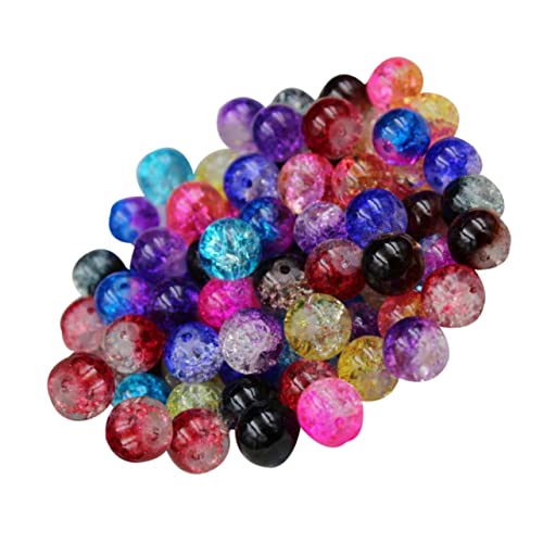 GARIOUANS 100Stücke Rissperlen Handgefertigte DIY Schmuckperlen für Armbänder und Bastelprojekte Designs für Individuelles Zubehör von GARIOUANS
