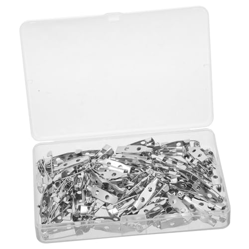 GARIOUANS 100Stücke Sicherheitsnadeln für DIY Schmuckherstellung Robuste Anstecknadel Rückseiten Langlebigem für Handgefertigte Accessoires und Heimwerkerprojekte GARIOUANS 100Stücke Sicherheitsnadeln für DIY Schmuckherstellung Robuste Anstecknadel Rückseiten Langlebigem für Handgefertigte Accessoires und Heimwerkerprojekte von GARIOUANS