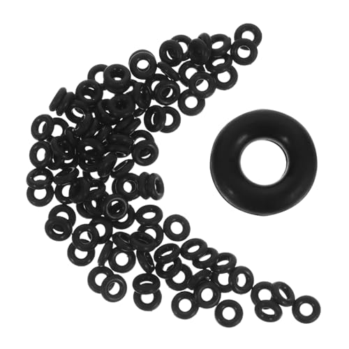 GARIOUANS 100Stücke Silikon Abstandshalter Ringe DIY Perlenringe für Armbänder und Schmuck Weich und Flexibel für Handarbeiten und Schmuckdesign von GARIOUANS