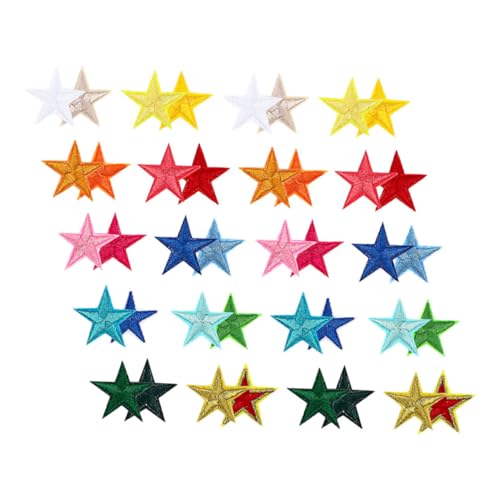GARIOUANS 102 Stück Teiliges Aufbügel Patch Bunte Polyester Stern Applikationen Bestickte Sterne zum Aufnähen und Verzieren von Kleidung Taschen Vielseitig für DIY Bastelprojekte GARIOUANS 102 Stück Teiliges Aufbügel Patch Bunte Polyester Stern Applikationen Bestickte Sterne zum Aufnähen und Verzieren von Kleidung Taschen Vielseitig für DIY Bastelprojekte von GARIOUANS