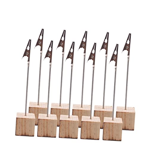 GARIOUANS 10Stücke Kreative Tischkartenhalter aus Hochzeitsname Halter Foto Stand für Notizen Büroklammern für Feierlichkeiten und Dekorationen von GARIOUANS