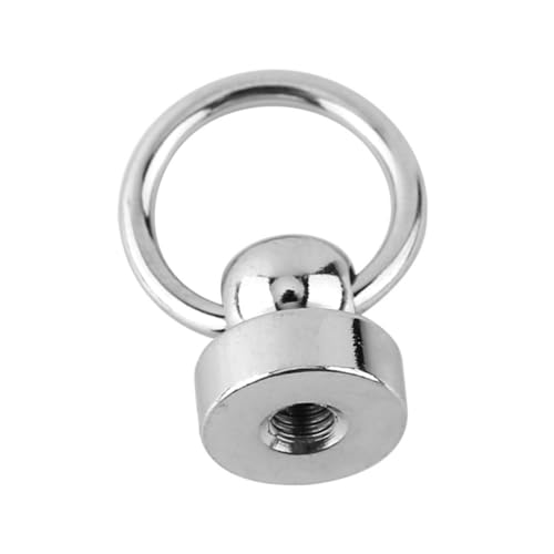 GARIOUANS 10Stücke Messing Nietbolzen mit Schraubbefestigung Runde Ringe für Lederhandwerk Silberne Nieten für DIY Taschen Gürtel Armbänder Schuhe und Mehr GARIOUANS 10Stücke Messing Nietbolzen mit Schraubbefestigung Runde Ringe für Lederhandwerk Silberne Nieten für DIY Taschen Gürtel Armbänder Schuhe und Mehr von GARIOUANS