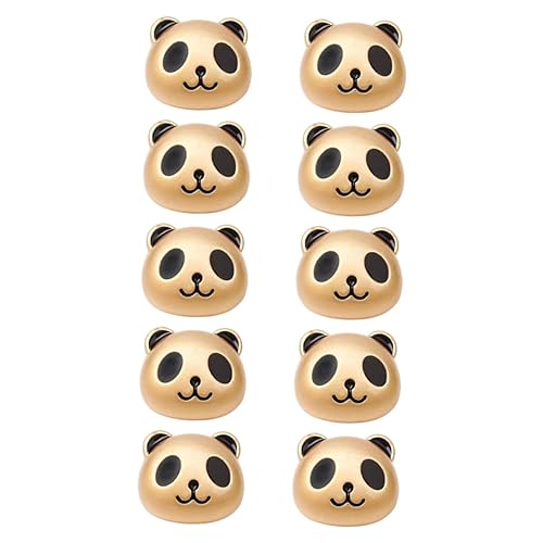 GARIOUANS 10Stücke Panda Design Lose Perlen Charms für DIY Schmuckherstellung Dekorative Kopfschmuck Zubehör für Armbänder Kreativ GARIOUANS 10Stücke Panda Design Lose Perlen Charms für DIY Schmuckherstellung Dekorative Kopfschmuck Zubehör für Armbänder Kreativ von GARIOUANS