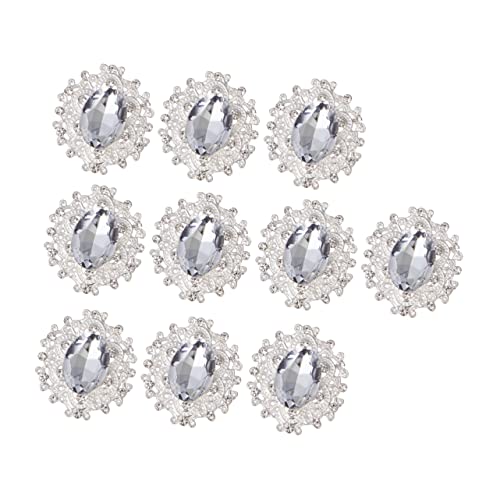 GARIOUANS 10Stücke Teiliges DIY Strass Broschen Legierung Schmuckverzierungen für Kleidung Hochzeiten und Partys Langlebig und Attraktiv GARIOUANS 10Stücke Teiliges DIY Strass Broschen Legierung Schmuckverzierungen für Kleidung Hochzeiten und Partys Langlebig und Attraktiv von GARIOUANS