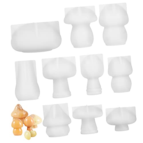 GARIOUANS 10Stücke Teiliges Silikonform für DIY Projekte Pilzformen für Epoxidharz Handwerk für Dekorationen und Langlebigem Silikon Gefertigt GARIOUANS 10Stücke Teiliges Silikonform für DIY Projekte Pilzformen für Epoxidharz Handwerk für Dekorationen und Langlebigem Silikon Gefertigt von GARIOUANS