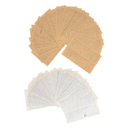GARIOUANS 114 Blatt Teiliges Vintage Scrapbooking Kraftpapier Schreibpapier Wandhintergrund Seiten DIY Collage Journal Material für Kreative Notizbücher Dekoration GARIOUANS 114 Blatt Teiliges Vintage Scrapbooking Kraftpapier Schreibpapier Wandhintergrund Seiten DIY Collage Journal Material für Kreative Notizbücher Dekoration von GARIOUANS