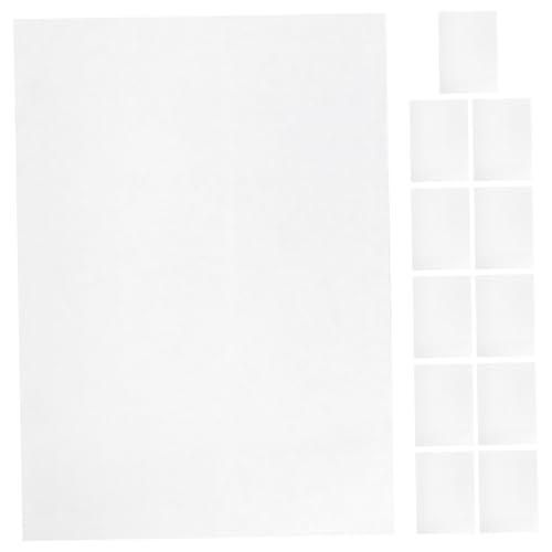 GARIOUANS 12 Blatt Druckbare Diy Schrumpffolie Bastelmaterial für Kreative Projekte Hitzeempfindliche Schrumpffolie für Kartenherstellung und Dekoration Kompatibel mit Druckern von GARIOUANS