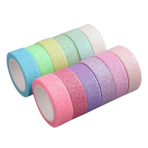 GARIOUANS 12 Rollen Washi Tape Zuckerstreusel Design DIY Dekoratives Klebeband für Basteln und Journaling Klebeband mit Zarter Haftung für Scrapbooking und Kreative Gestaltung GARIOUANS 12 Rollen Washi Tape Zuckerstreusel Design DIY Dekoratives Klebeband für Basteln und Journaling Klebeband mit Zarter Haftung für Scrapbooking und Kreative Gestaltung von GARIOUANS