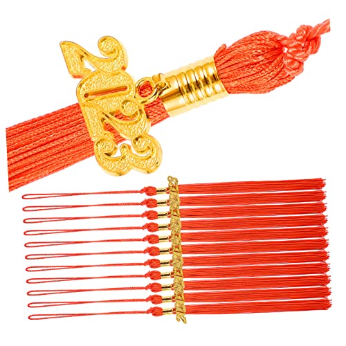 GARIOUANS 12 Stück Abschlusshut Quasten mit Anhänger Diy Graduation Dekorationen für Abschlussfeiern Langlebige Materialien für Absolventenhüte GARIOUANS 12 Stück Abschlusshut Quasten mit Anhänger Diy Graduation Dekorationen für Abschlussfeiern Langlebige Materialien für Absolventenhüte von GARIOUANS