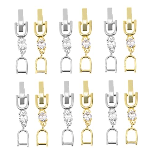 GARIOUANS 12 Stück Armband Verlängerungsketten Schmuckverbinder mit Strass Lange Verlängerung für Diy Schmuckherstellung und Langlebig und Leicht zu Bedienen GARIOUANS 12 Stück Armband Verlängerungsketten Schmuckverbinder mit Strass Lange Verlängerung für Diy Schmuckherstellung und Langlebig und Leicht zu Bedienen von GARIOUANS