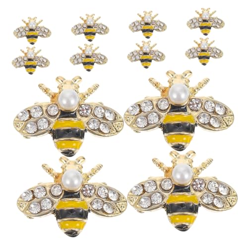 GARIOUANS 12 Stück Bienennagelkunstzubehör Bienen-Nagel-Charms Nagelkunst- Biene DIY-Anhänger nagel dekoration nägel zubehör Nageldekorationsanhänger kawaii Nagelanhänger Strass GARIOUANS 12 Stück Bienennagelkunstzubehör Bienen-Nagel-Charms Nagelkunst- Biene DIY-Anhänger nagel dekoration nägel zubehör Nageldekorationsanhänger kawaii Nagelanhänger Strass von GARIOUANS
