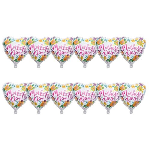 GARIOUANS 12 Stück Herzluftballons für Muttertag Folienballon für Festliche Anlässe Kreative Partydekoration und Fotorequisiten für Unvergessliche Feier GARIOUANS 12 Stück Herzluftballons für Muttertag Folienballon für Festliche Anlässe Kreative Partydekoration und Fotorequisiten für Unvergessliche Feier von GARIOUANS