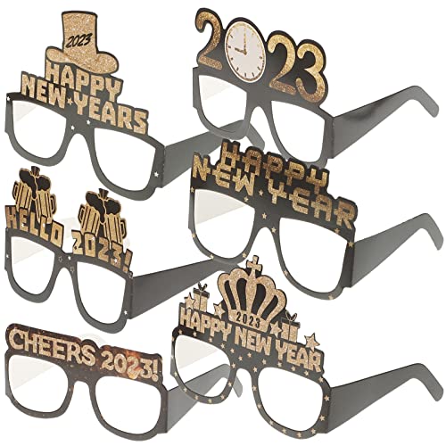 GARIOUANS 12 Stück Kinderbrille für Neujahrsfeiern Teiliges Papierbrillen für Partys Kreative Foto Requisiten Silvester Feiern Designs für Unvergessliche GARIOUANS 12 Stück Kinderbrille für Neujahrsfeiern Teiliges Papierbrillen für Partys Kreative Foto Requisiten Silvester Feiern Designs für Unvergessliche von GARIOUANS