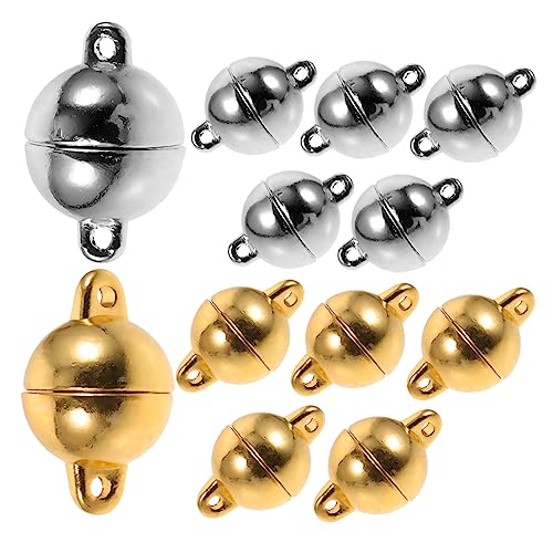 GARIOUANS 12 Stück Magnetverschlüsse für Armbänder DIY Schmuckverschluss Langlebig und Rostfrei für Ketten und Armbänder für Kreative Schmuckgestaltung von GARIOUANS