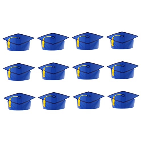 GARIOUANS 12 Stück Papier Absolventenhüte Diy Abschlusskappen für Graduation Zeremonien Fotografie Dekoration und Kreative Feiern und Leicht zu Gestalten von GARIOUANS