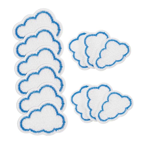 GARIOUANS 12 Stück Teiliges Bestickte Wolken Aufnäher zum Aufbügeln Langlebige Applikationen für Kleidung DIY Dekorative Bügelbilder Einfach Anzubringen für Jacken Taschen Modeveredelung GARIOUANS 12 Stück Teiliges Bestickte Wolken Aufnäher zum Aufbügeln Langlebige Applikationen für Kleidung DIY Dekorative Bügelbilder Einfach Anzubringen für Jacken Taschen Modeveredelung von GARIOUANS