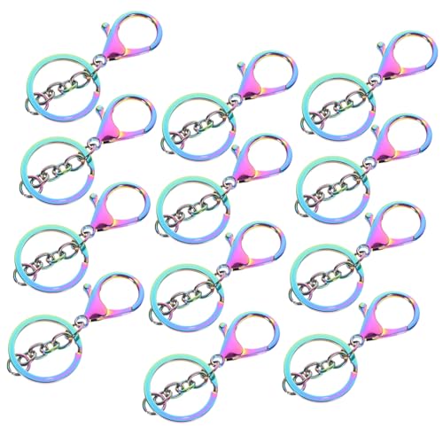 GARIOUANS 12 Stück Teiliges Bunte Metall Lobster Verschlüsse Schlüsselanhänger Clips aus Langlebiger Zinklegierung Kompakt Leicht für Schlüssel Taschen DIY Bastelarbeiten GARIOUANS 12 Stück Teiliges Bunte Metall Lobster Verschlüsse Schlüsselanhänger Clips aus Langlebiger Zinklegierung Kompakt Leicht für Schlüssel Taschen DIY Bastelarbeiten von GARIOUANS