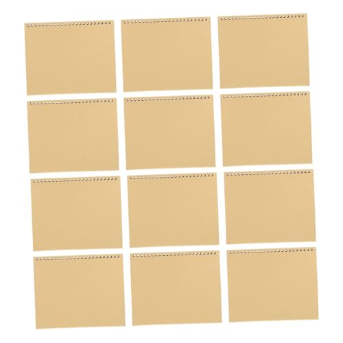 GARIOUANS 12 Stück Teiliges DIY Schreibtischkalender mit Löchern Vielseitiges Kalenderhalter aus Kraftpapier für Home Office Handgemachter Agenda Tischkalenderständer Einfach zu Dekorieren GARIOUANS 12 Stück Teiliges DIY Schreibtischkalender mit Löchern Vielseitiges Kalenderhalter aus Kraftpapier für Home Office Handgemachter Agenda Tischkalenderständer Einfach zu Dekorieren von GARIOUANS