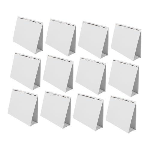 GARIOUANS 12 Stück Teiliges DIY Tischkalender Dreieckiger Perlmutt Kalenderhalter mit Löchern Bunte Kalenderbasis aus Schimmerndem Papier Multifunktionale Schreibtischdekoration für Büro und GARIOUANS 12 Stück Teiliges DIY Tischkalender Dreieckiger Perlmutt Kalenderhalter mit Löchern Bunte Kalenderbasis aus Schimmerndem Papier Multifunktionale Schreibtischdekoration für Büro und von GARIOUANS