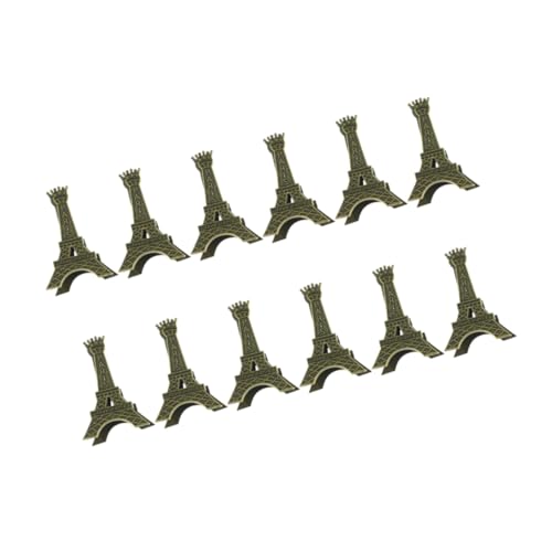 GARIOUANS 12 Stück Teiliges Eiffelturm Clip aus Metall Kreativer Memo und Visitenkartenhalter Stabiler Tischkartenhalter für Büro Hochzeit Geburtstag und Besondere Anlässe von GARIOUANS