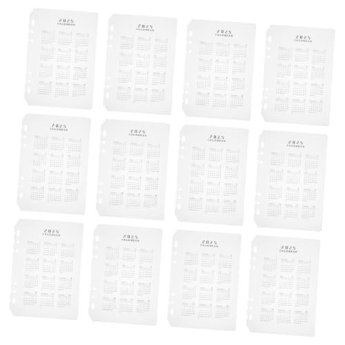 GARIOUANS 12 Stück Teiliges Kalender index trennblätter Abnehmbare Ringbuch Einlagen mit Mattierter Blendfreier Oberfläche für Kalender Nachfüllung und Notizbuch Organizer GARIOUANS 12 Stück Teiliges Kalender index trennblätter Abnehmbare Ringbuch Einlagen mit Mattierter Blendfreier Oberfläche für Kalender Nachfüllung und Notizbuch Organizer von GARIOUANS