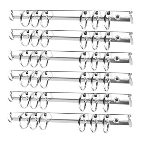 GARIOUANS 12 Stück Teiliges Metall Buchringset Ringordner Ringe Silber Langlebig Leicht Tragbar für Büro Schule Scrapbook Aktenordner Organizer GARIOUANS 12 Stück Teiliges Metall Buchringset Ringordner Ringe Silber Langlebig Leicht Tragbar für Büro Schule Scrapbook Aktenordner Organizer von GARIOUANS