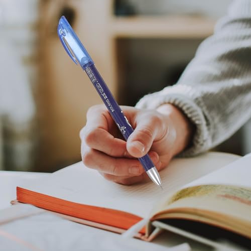 GARIOUANS 12 Stück Teiliges Set Radierbarer Kugelschreiber Blaue Tinte Weich Schreibend Leicht Tragbar für Büro Schule und Notizen ohne Korrekturaufwand GARIOUANS 12 Stück Teiliges Set Radierbarer Kugelschreiber Blaue Tinte Weich Schreibend Leicht Tragbar für Büro Schule und Notizen ohne Korrekturaufwand von GARIOUANS