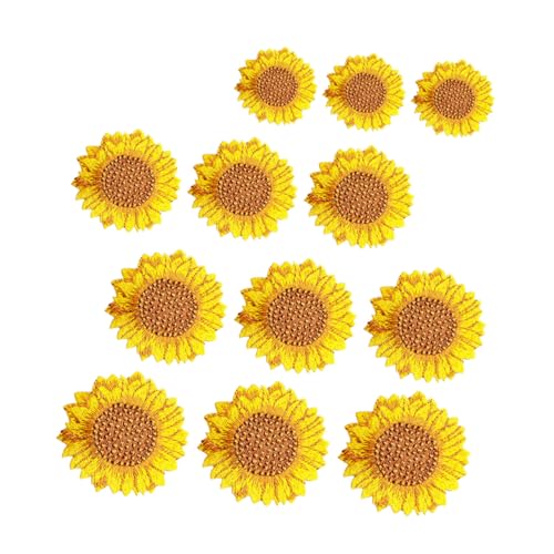 GARIOUANS 12 Stück Teiliges Sonnenblumen stickerei patch Aufbügeln und Aufnähen Bestickte DIY Kleidung Applikationen in Vier für Jacken Rucksäcke Taschen und Dekorative Reparaturen GARIOUANS 12 Stück Teiliges Sonnenblumen stickerei patch Aufbügeln und Aufnähen Bestickte DIY Kleidung Applikationen in Vier für Jacken Rucksäcke Taschen und Dekorative Reparaturen von GARIOUANS