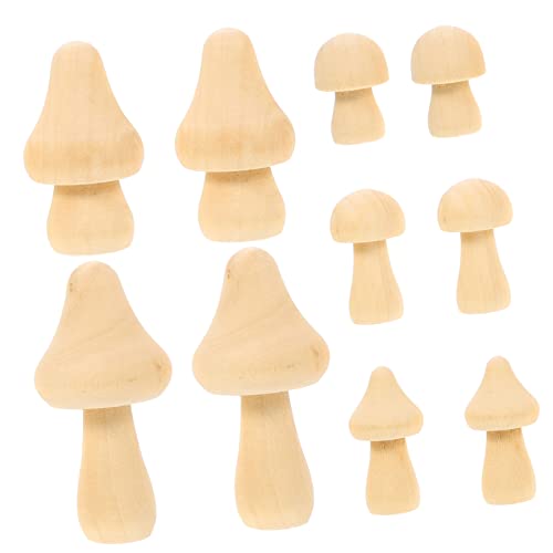 GARIOUANS 12 Stück Teiliges Unbemalte Holz Mushroom Dekorationen für Diy Kunstprojekte Tischdeko für Einfach zu Bemalen Fördert die Kreativität und Hand Augen Koordination GARIOUANS 12 Stück Teiliges Unbemalte Holz Mushroom Dekorationen für Diy Kunstprojekte Tischdeko für Einfach zu Bemalen Fördert die Kreativität und Hand Augen Koordination von GARIOUANS